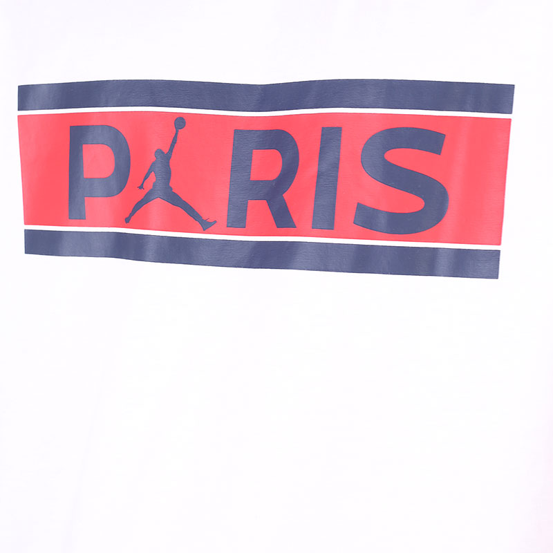 мужская белая футболка Jordan Paris Saint-Germain T-Shirt DB6510-100 - цена, описание, фото 2